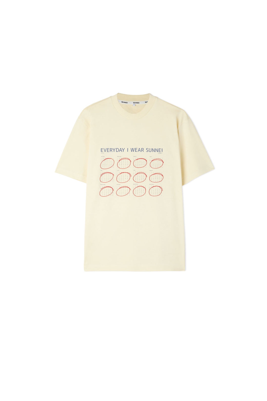 FW22 PRINT T-SHIRT / beige - 1