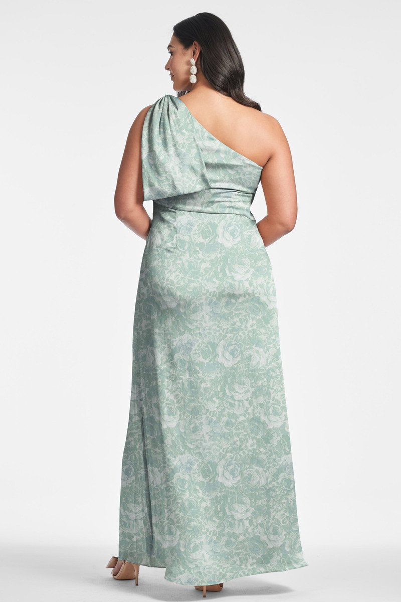 Chelsea Gown - Sage Painted Floral 7