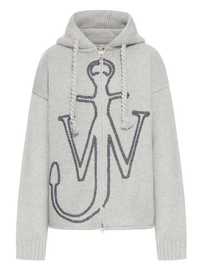 wool anchor-embroidery hoodie 1