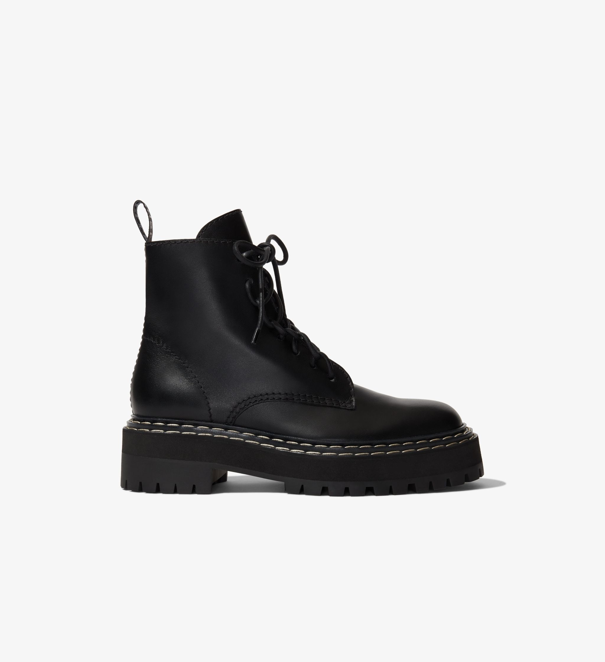 Lug Sole Combat Boots - 1