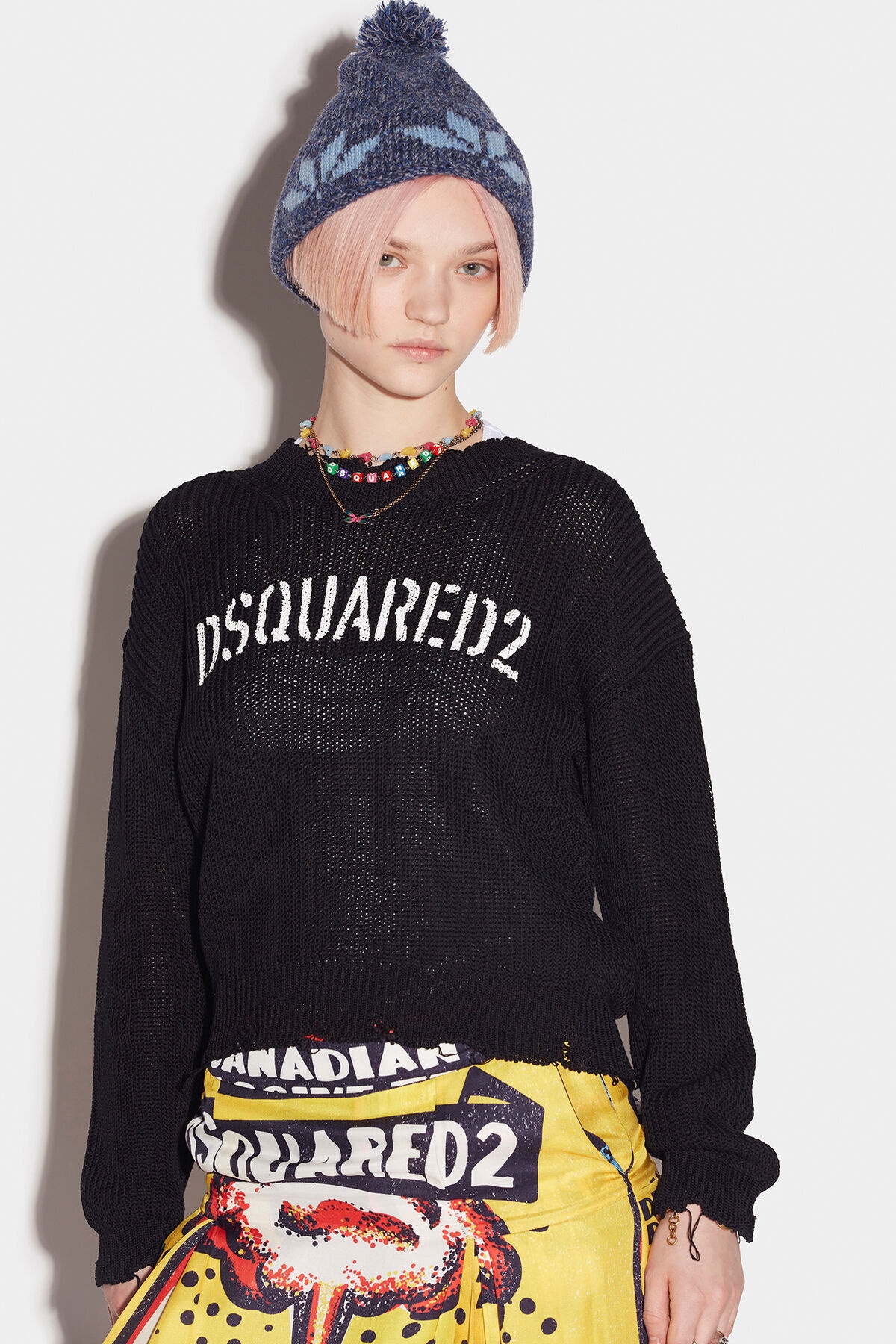 DISTRESSED PULLOVER - 1
