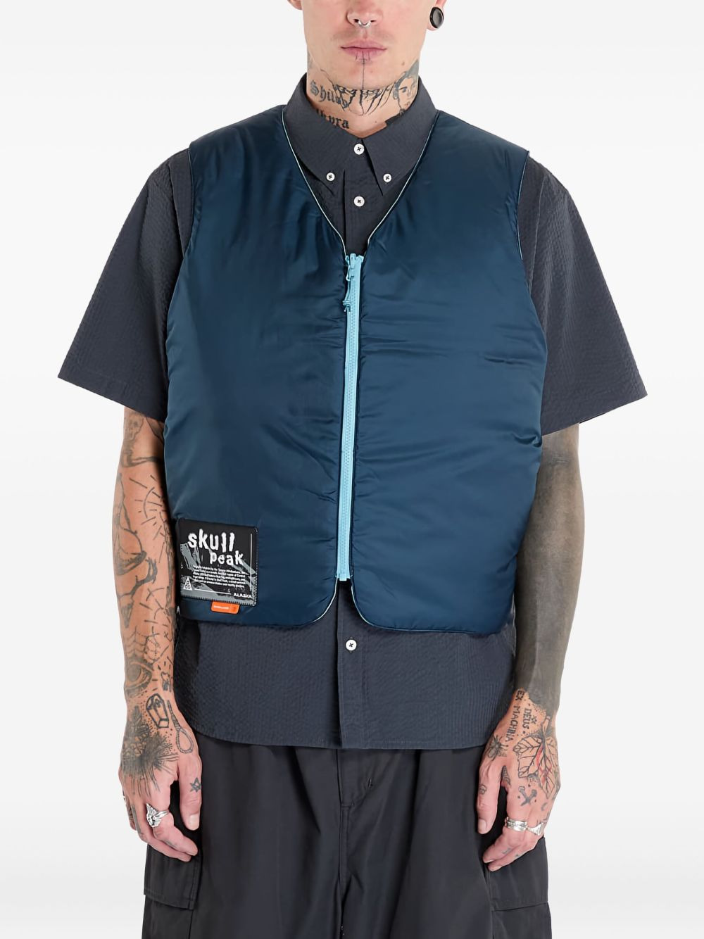 reversible zip vest - 4