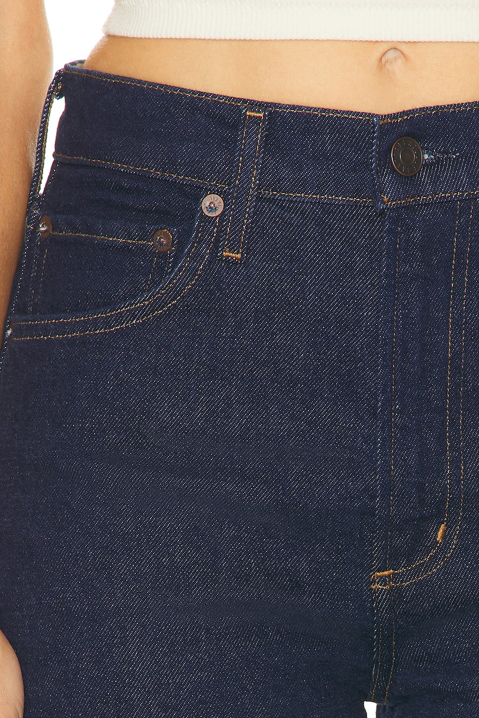 Harper Mid Rise Relaxed Straight Jeans - 6