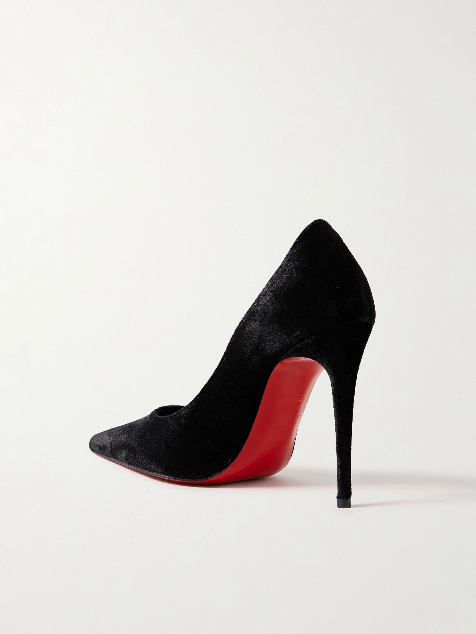 Kate Max 100 velvet pumps Black - 3