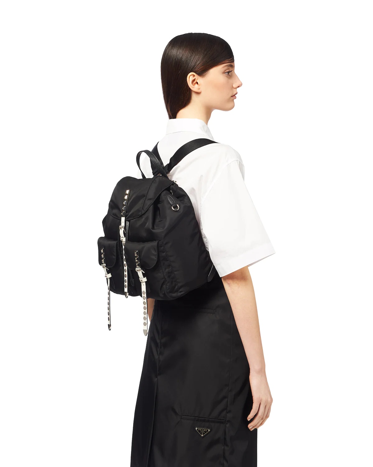 Prada Black Nylon Backpack - 2