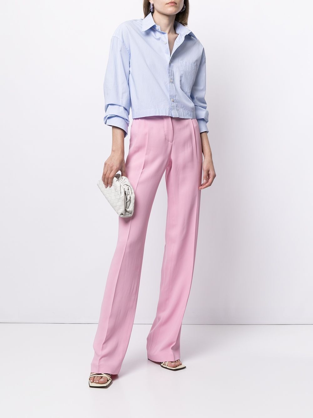 tailored wide-leg trousers - 2