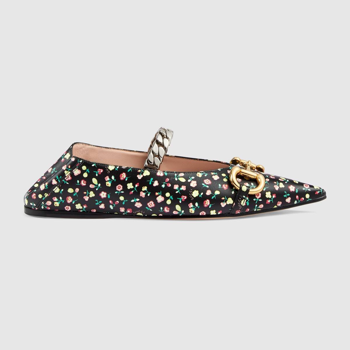 Women's Gucci Liberty floral ballet flat - 1