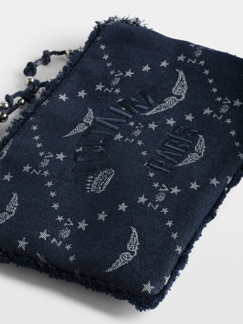 Angel Monogram Denim Pochette 5