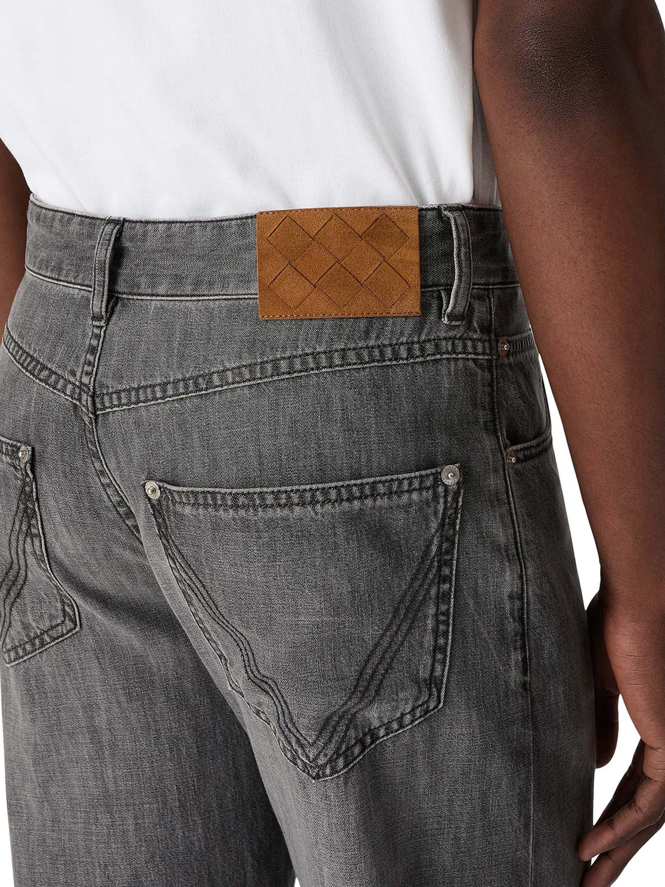VINTAGE BLACK STRAIGHT LEG JEANS - 4