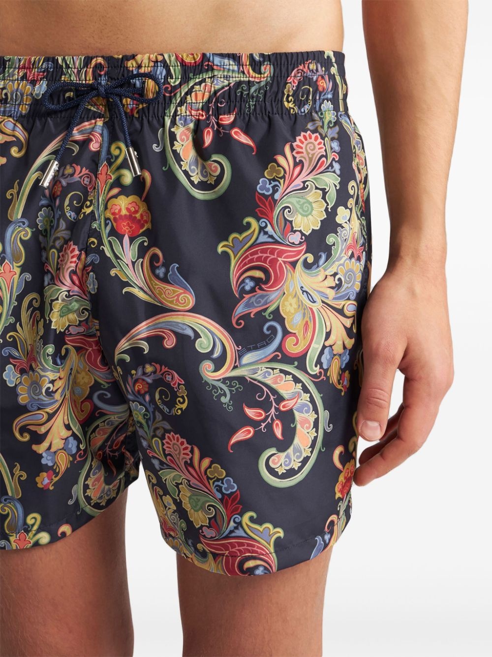 paisley-print swim shorts - 5