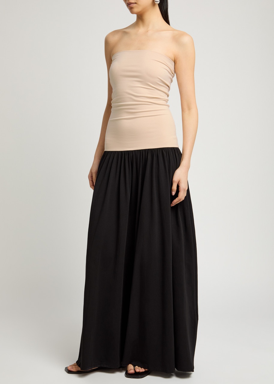 BY Malene Birger Marciella Strapless Stretch-cotton Maxi Dress - 2