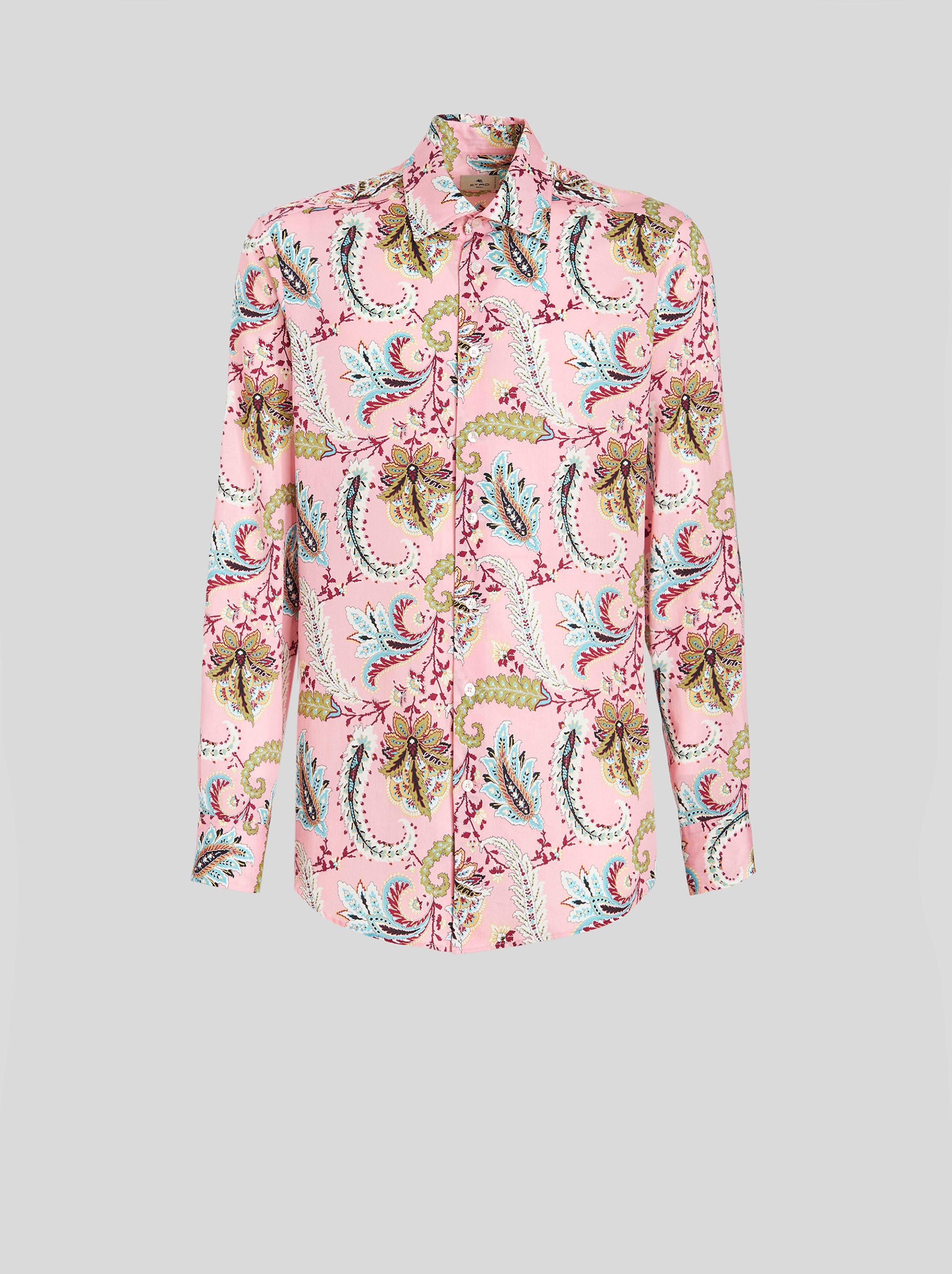 FLORAL PAISLEY COTTON SHIRT - 1