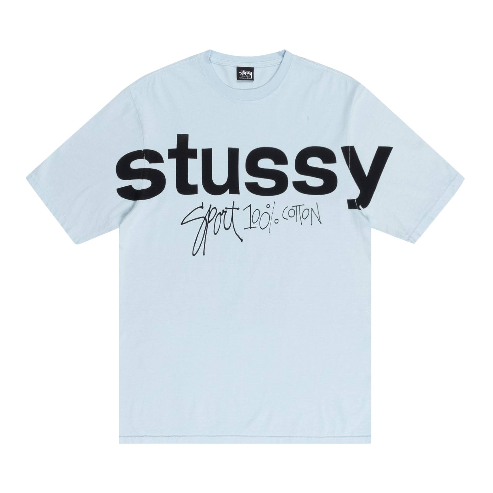 Stussy Sport 100% Pigment Dyed Tee 'Sky Blue' - 1