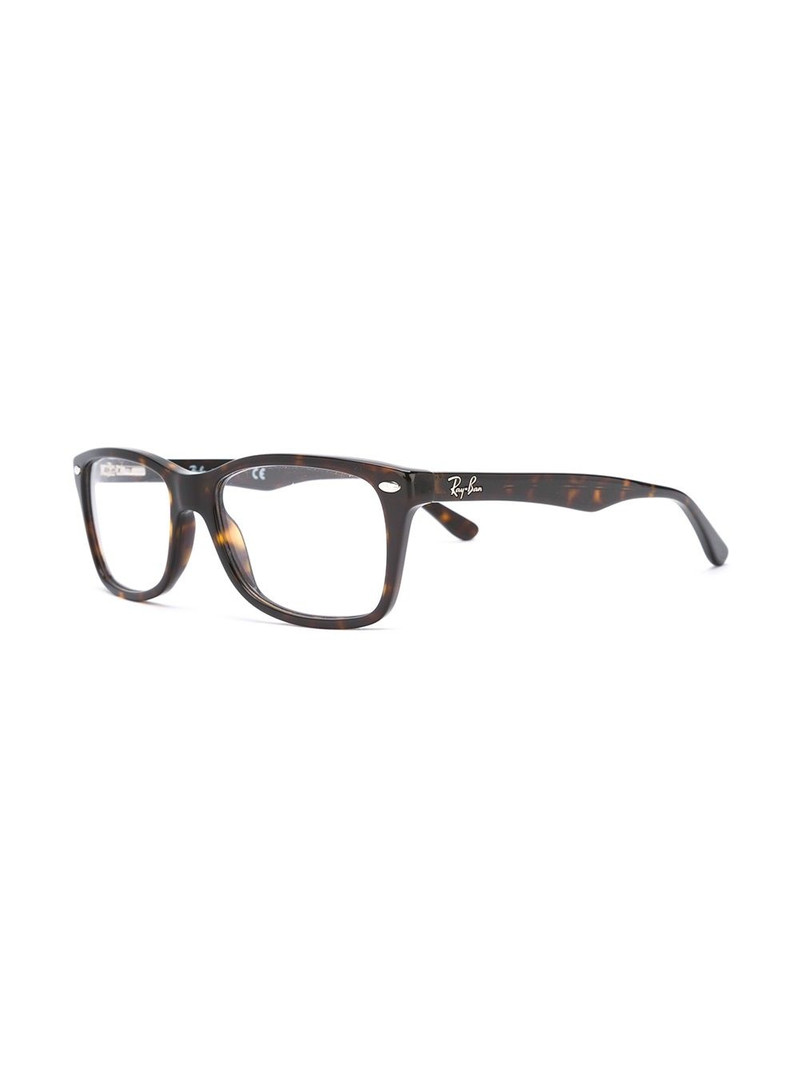 Ray-Ban tortoiseshell square glasses outlook