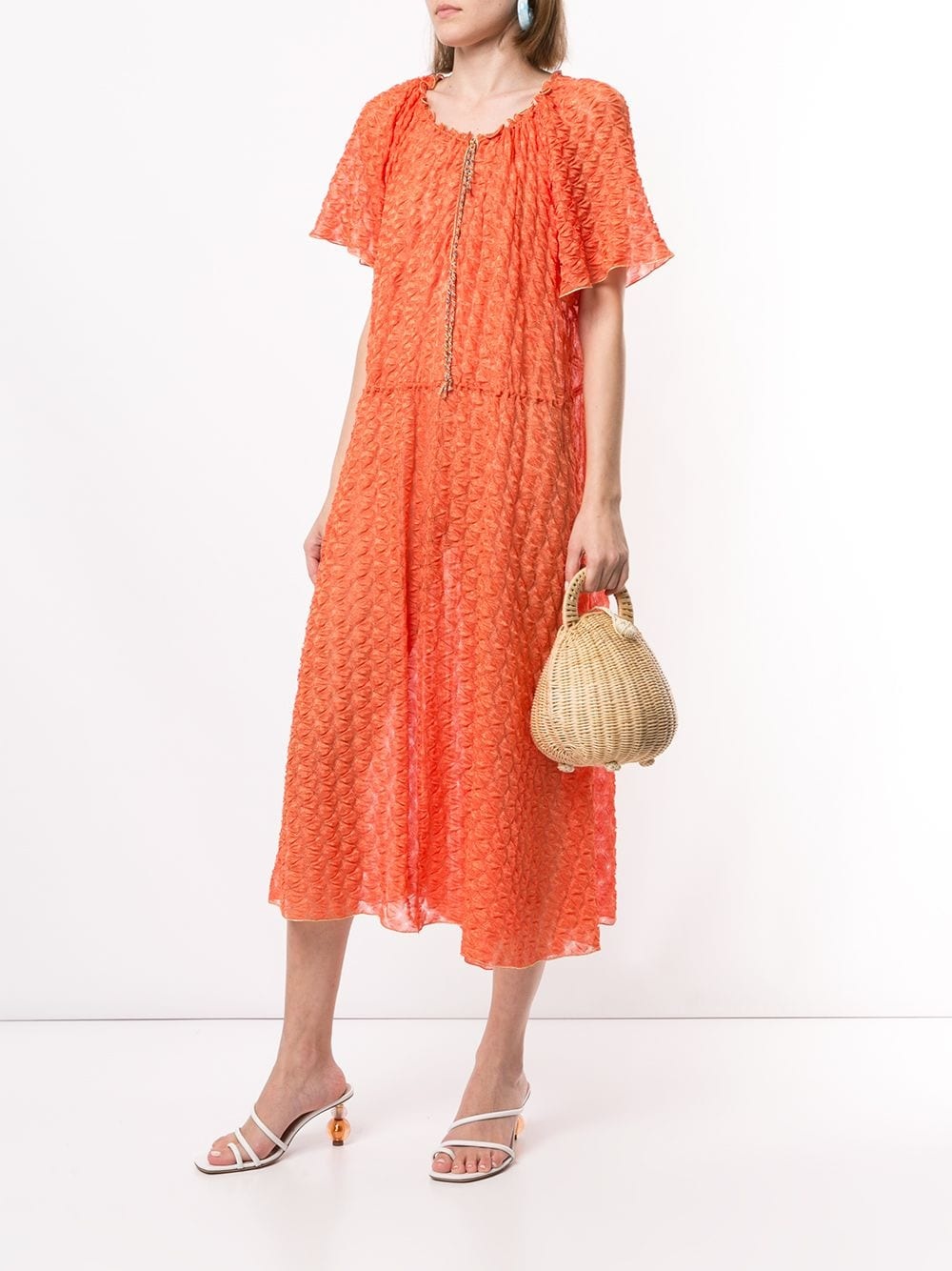 knitted midi beach dress - 2