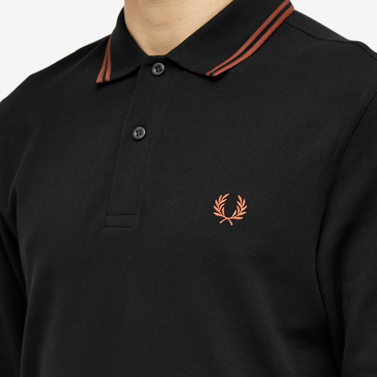 Fred Perry Long Sleeve Twin Tipped Polo - 5