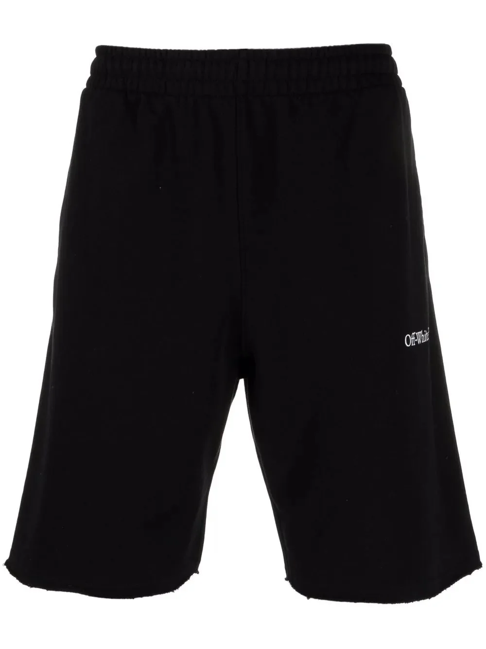 logo-print knee-length track shorts - 1