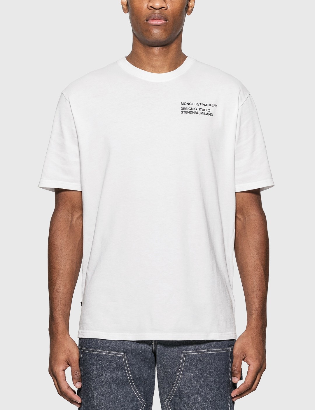 MONCLER GENIUS X FRAGMENT DESIGN LOGO T-SHIRT - 3