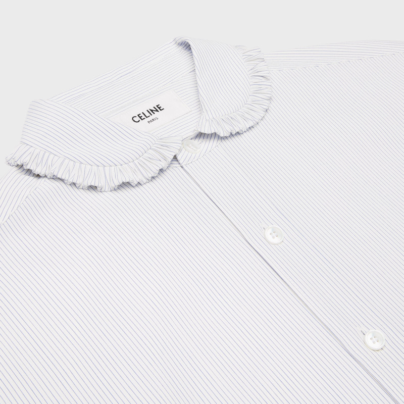 boyfriend shirt in striped silk fabric 3