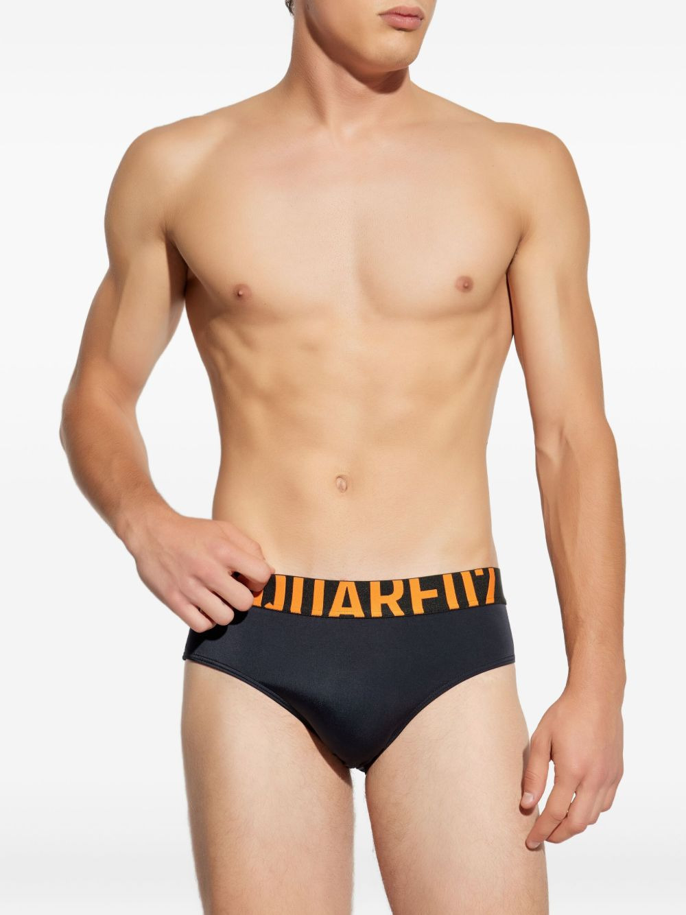 logo-band swimming trunks - 3