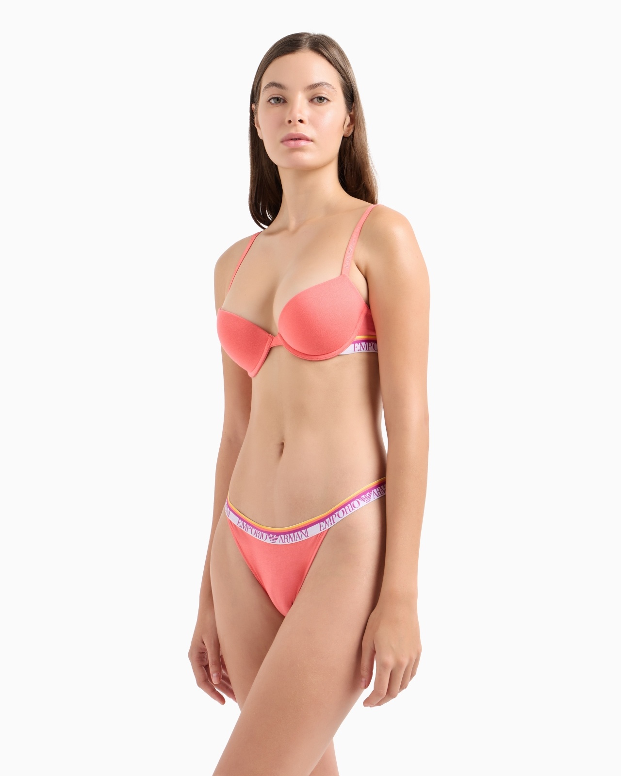 TWO-PACK OF ASV ICONIC ORGANIC-COTTON THONGS WITH LOGO WAISTBAND - 2