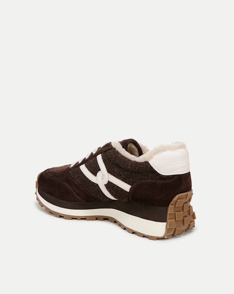 VALENTINA SHEARLING SNEAKER - 4