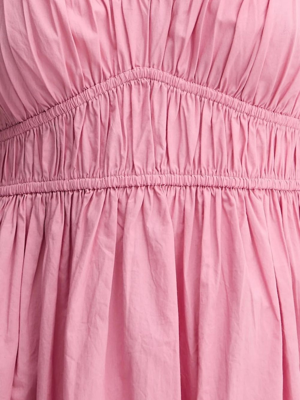 gathered-bodice midi dress - 4