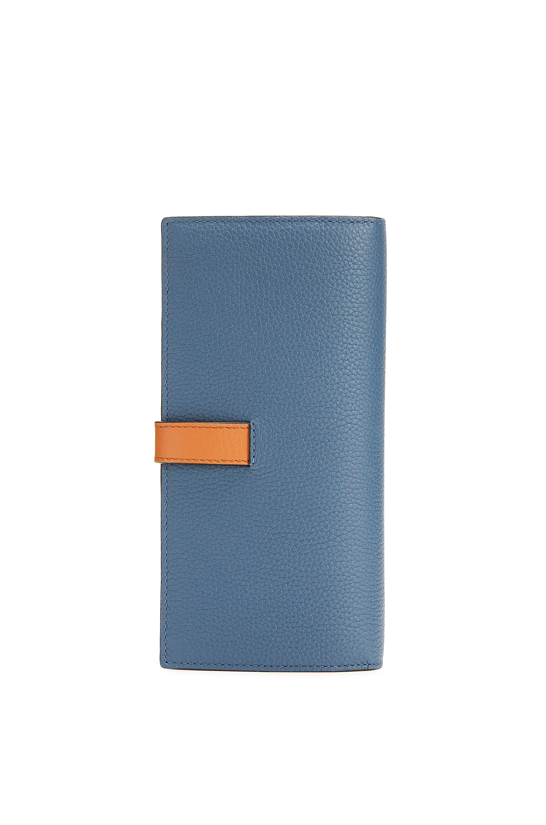 Large vertical wallet in soft grained calfskin - 3