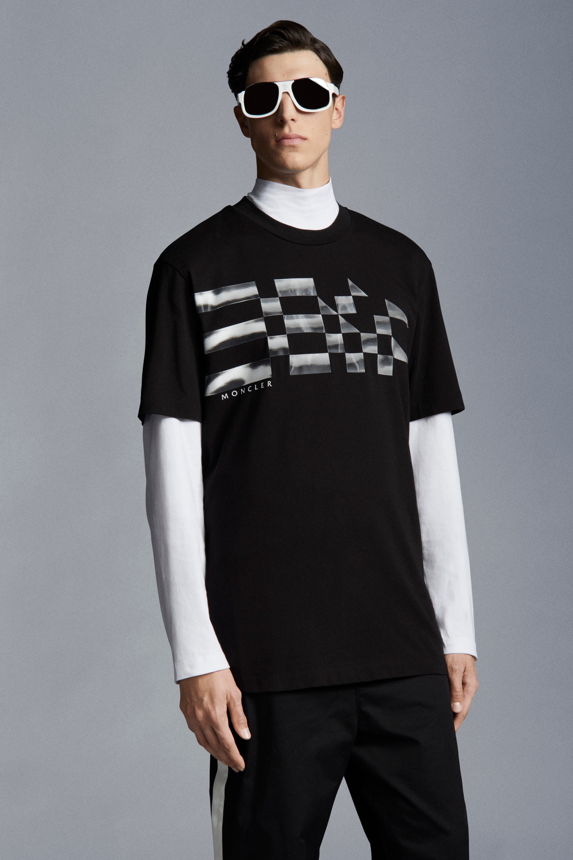 Circuit Flag Print T-Shirt - 3