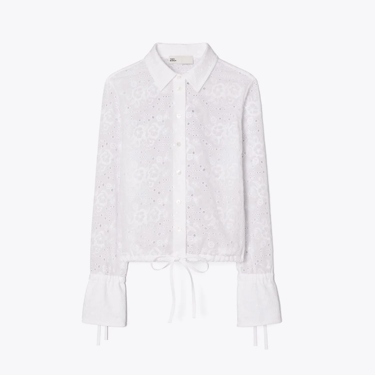 Cotton Eyelet Blouse - 1