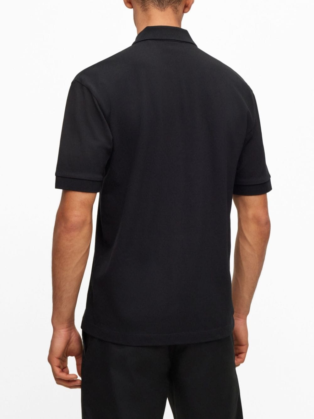 logo-print cotton polo shirt - 4