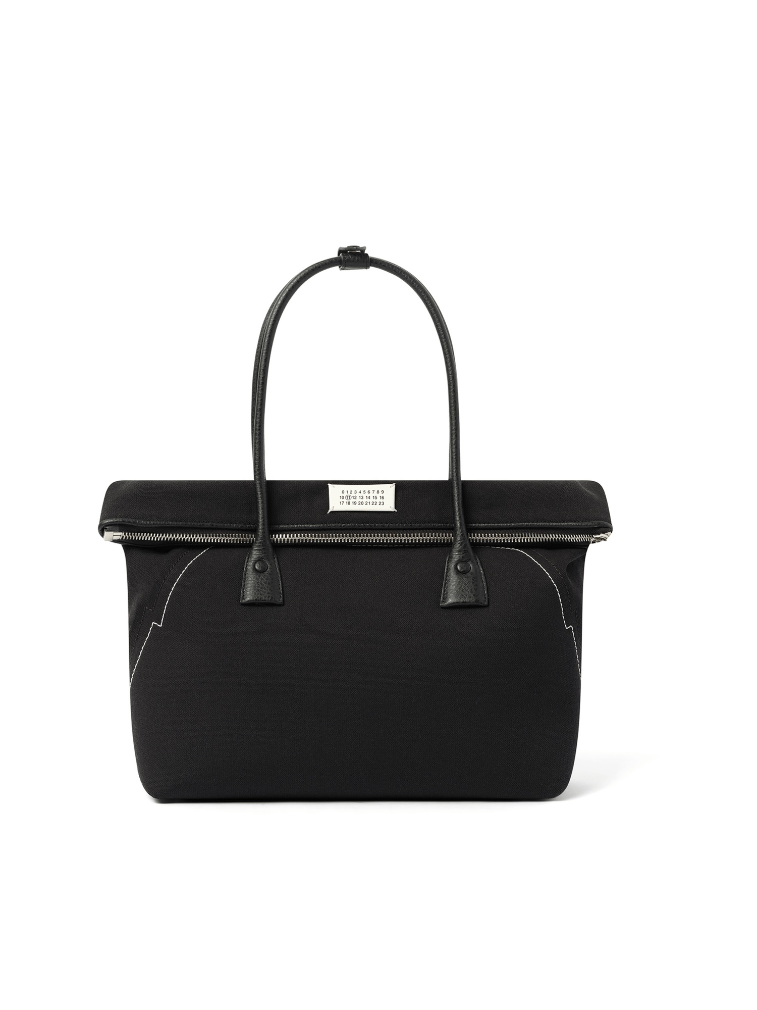 5AC Medium Shopping Bag in Black - 1