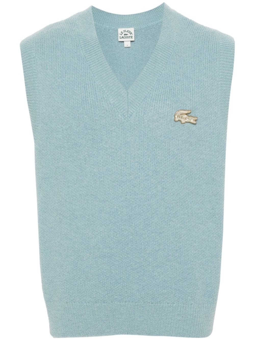 x Le Fleur ribbed-knit vest - 1