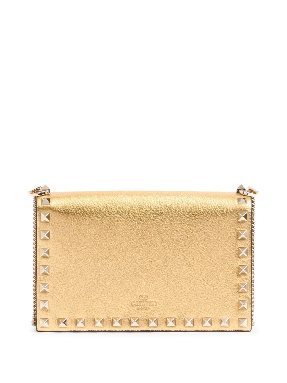 Rockstud leather mini bag - 4