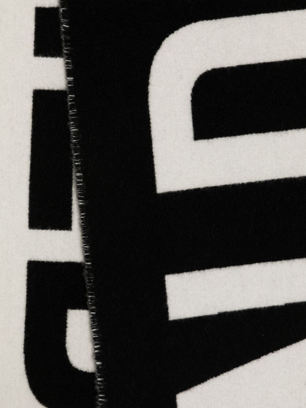 Jean Paul Gaultier Women Wool Scarf With "Jean Paul Gaultier" Logo - 2