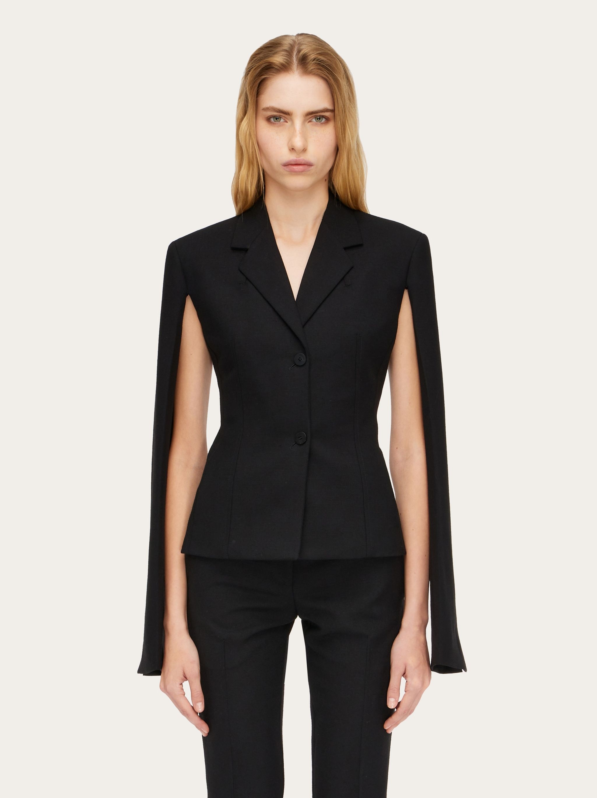 Tailored blazer with cut out - 2