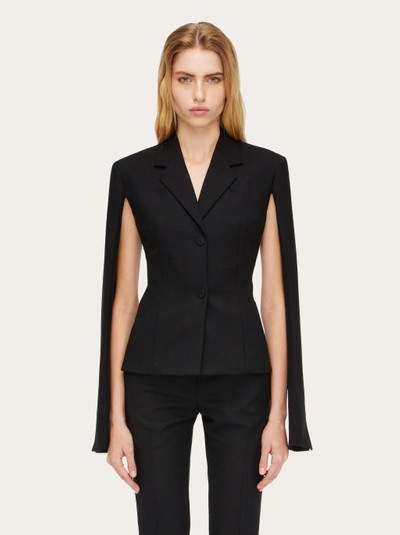 FERRAGAMO Tailored blazer with cut out outlook