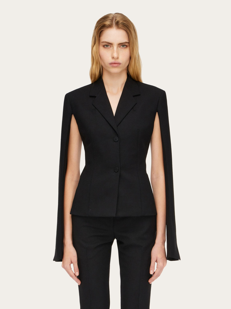 FERRAGAMO Tailored blazer with cut out outlook