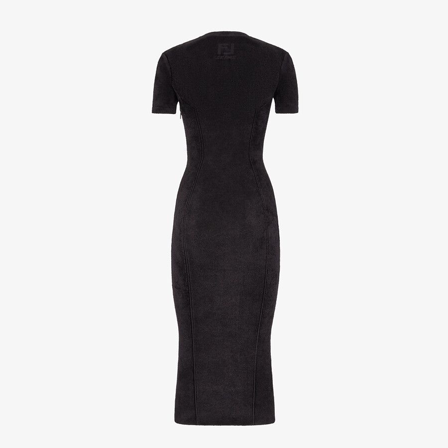 Black viscose dress - 2