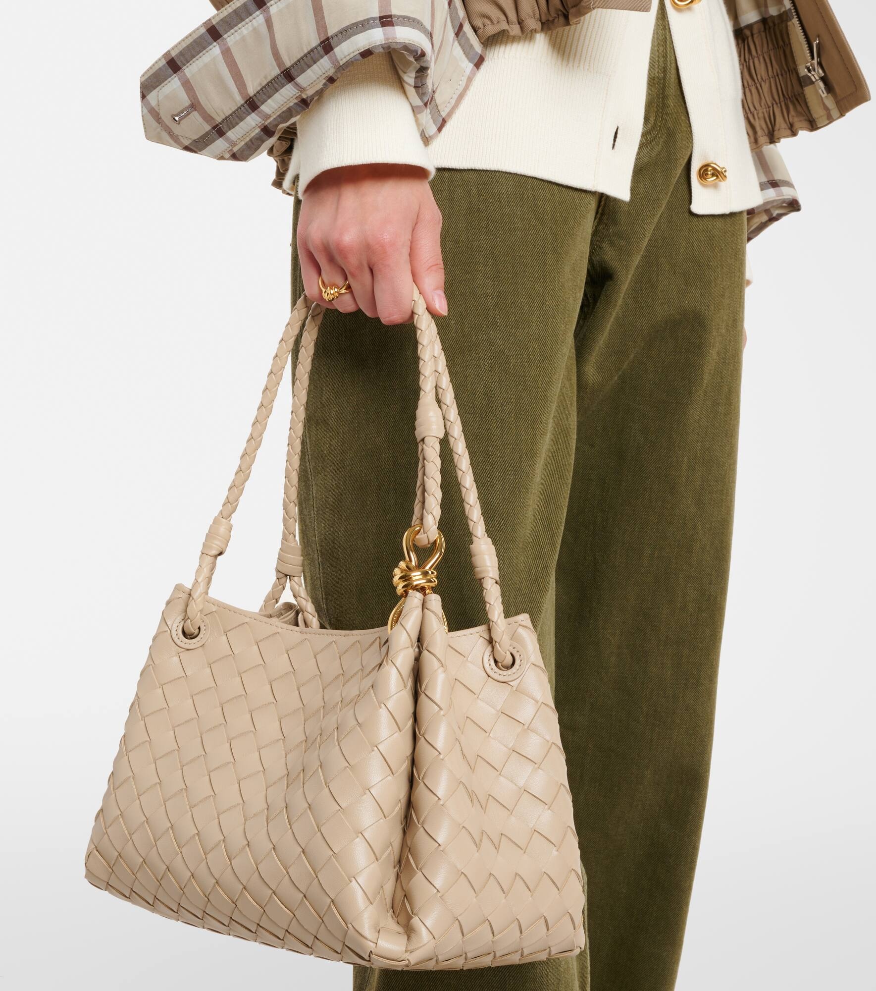 Parachute Medium leather tote bag - 7