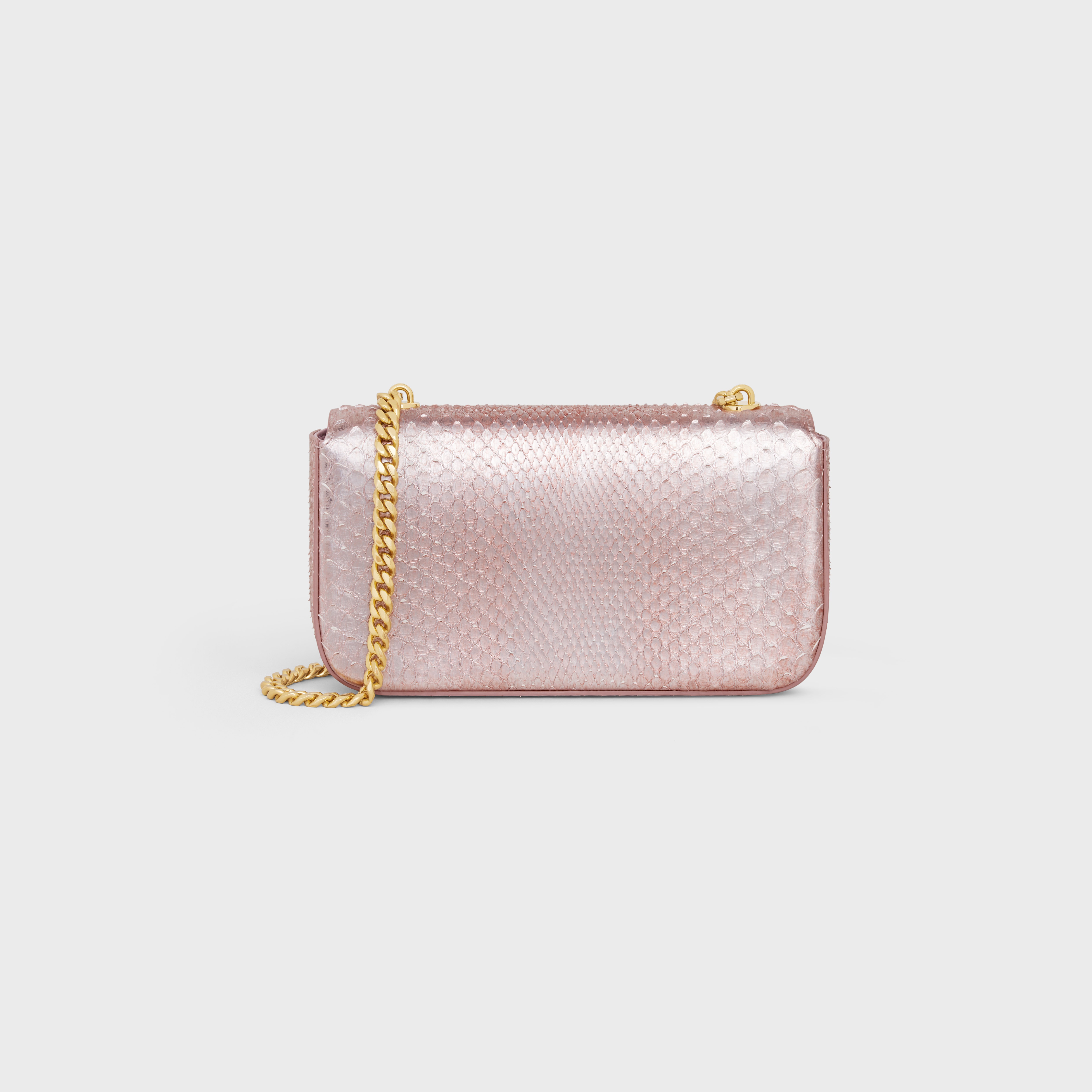 CHAIN SHOULDER BAG CLAUDE in pearly python - 3
