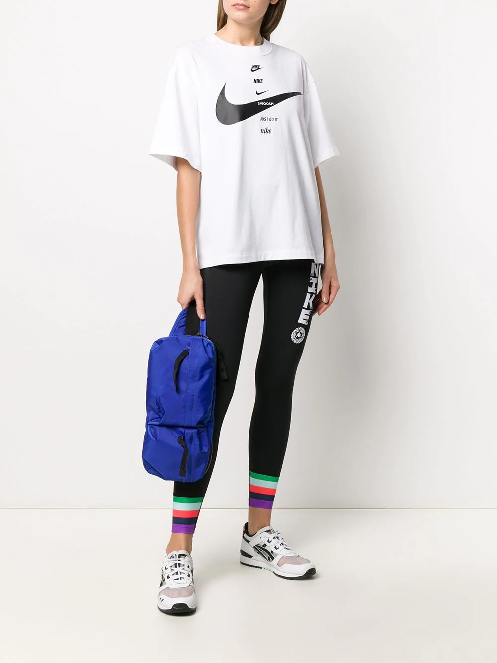 Swoosh logo print T-shirt - 2