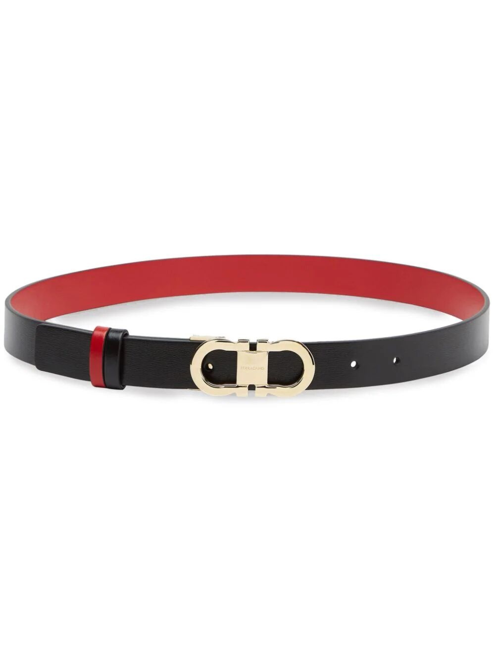 Reversible and adjustable gancini belt - 1