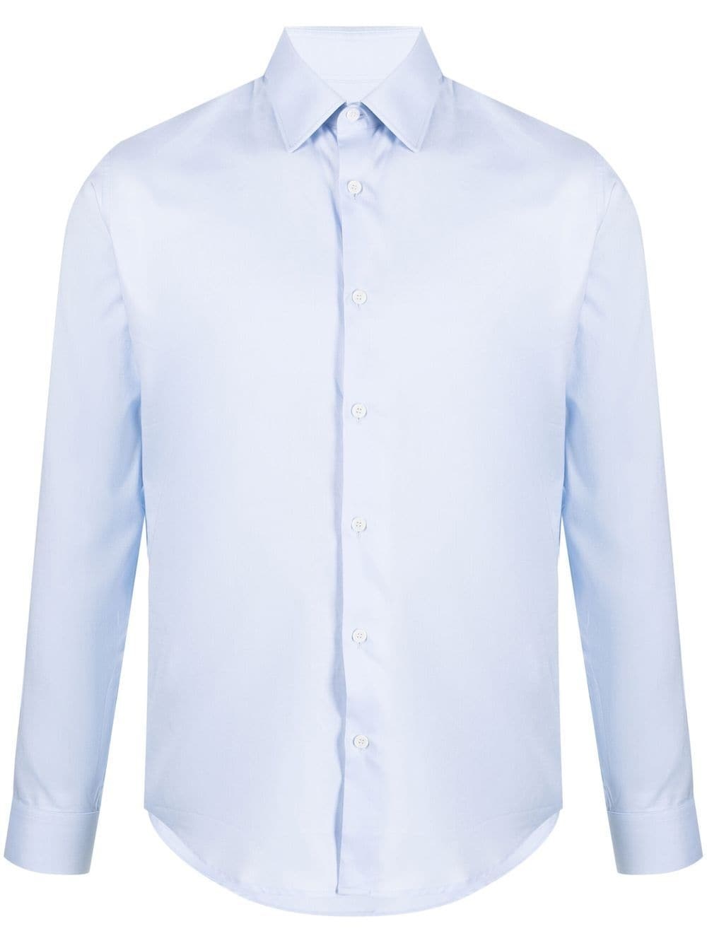 long-sleeve cotton shirt - 1