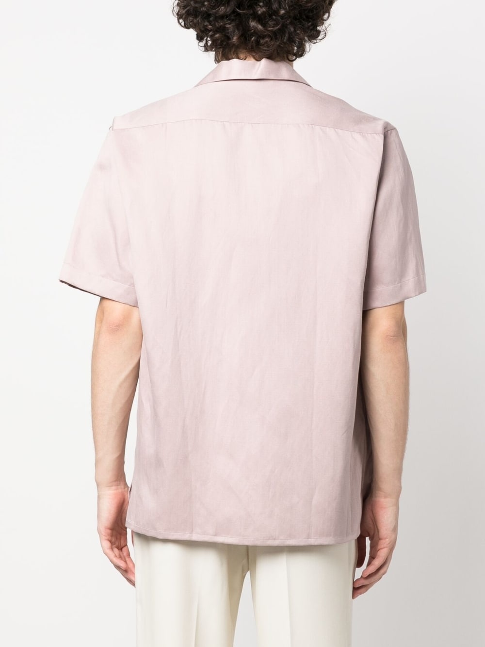 short-sleeved button-up shirt - 4