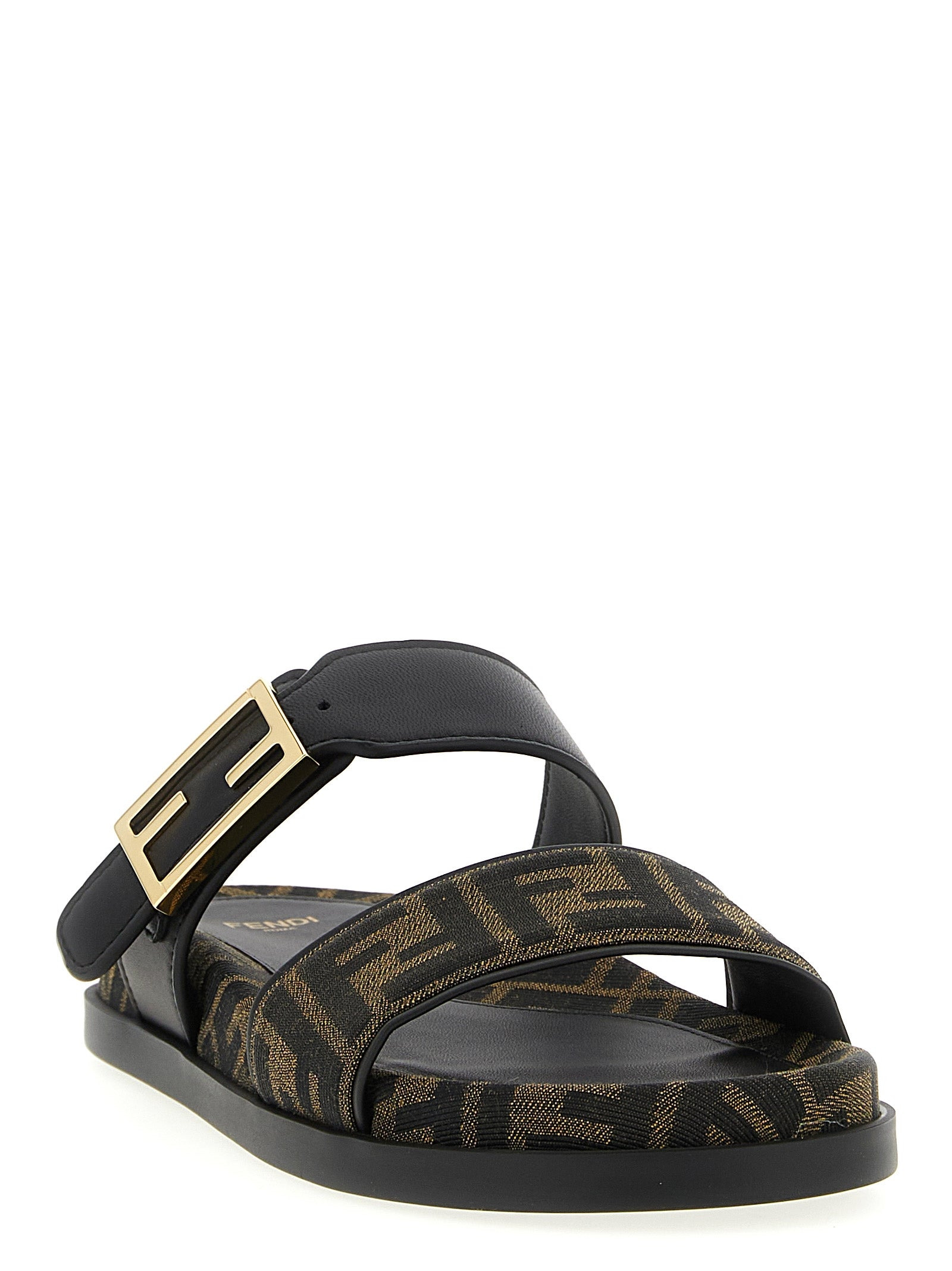 Fendi Feel Sandals Brown - 2