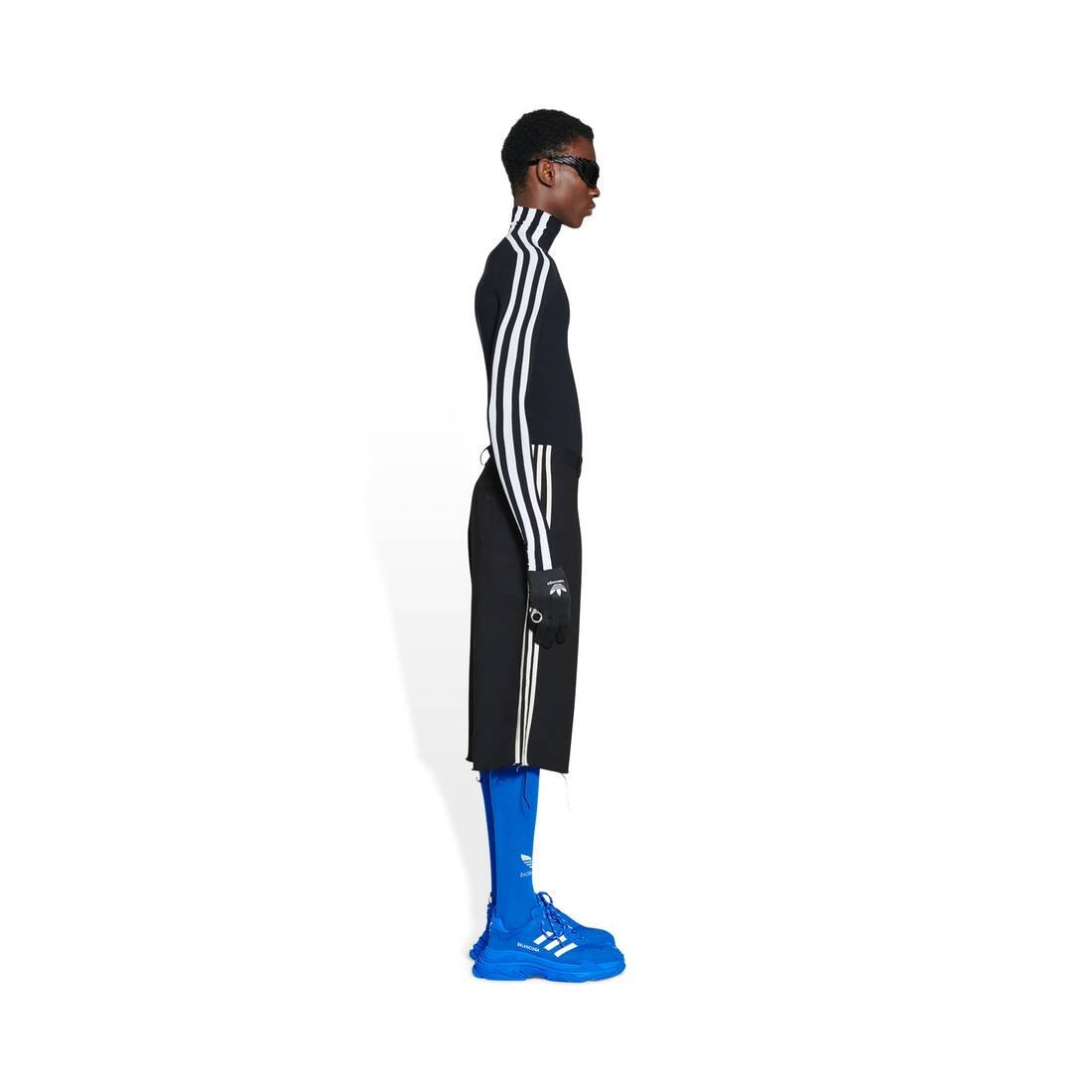 Balenciaga / Adidas Shorts in Black - 3