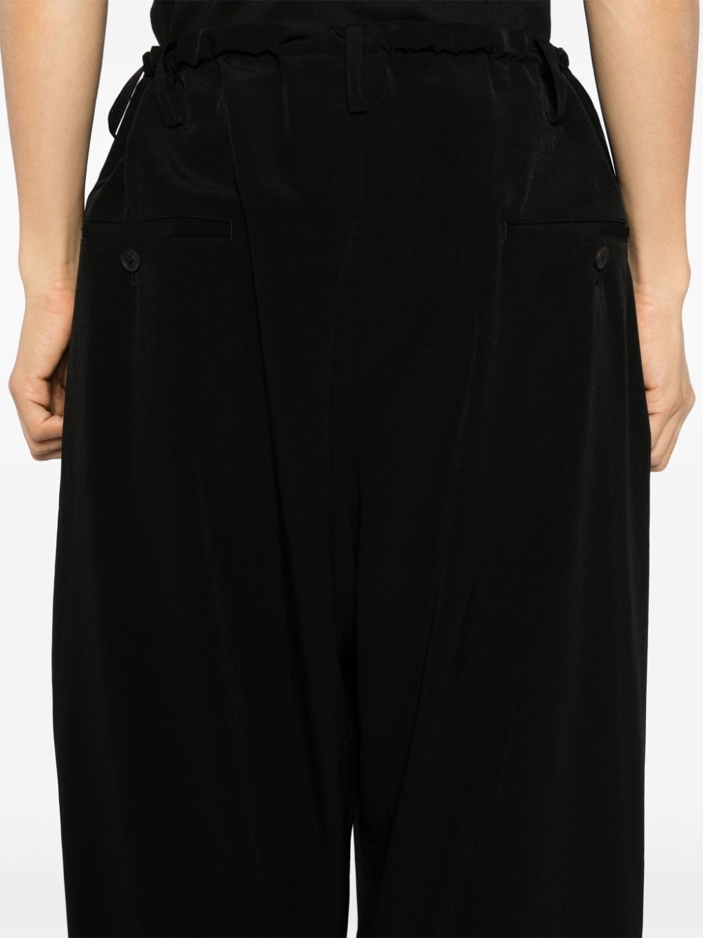 high-rise loose fit trousers - 5