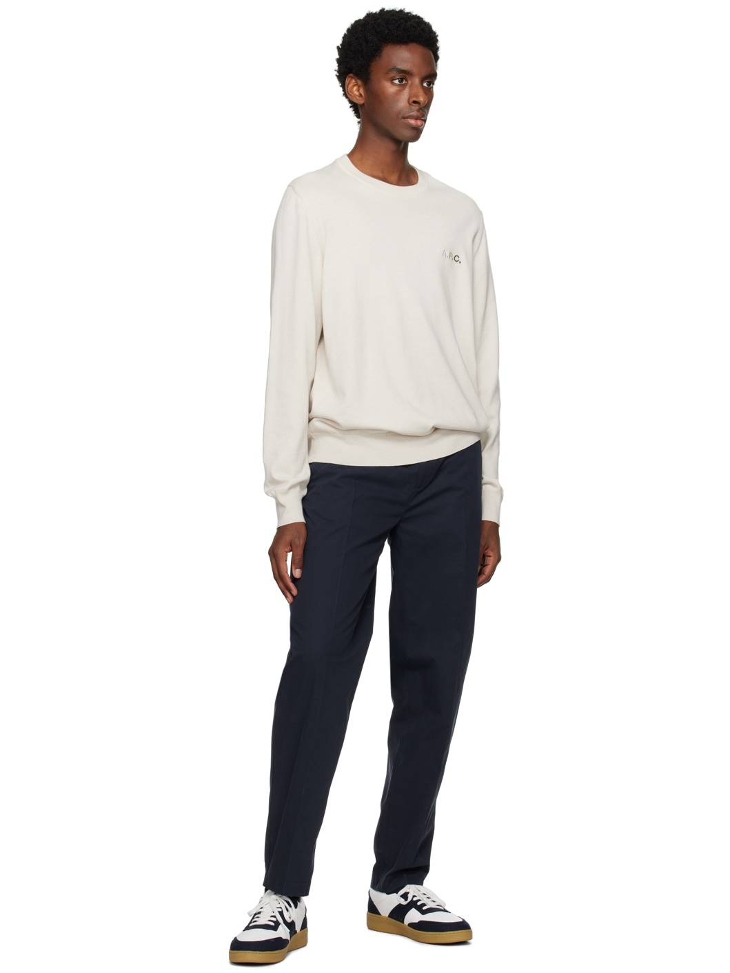 Navy Massimo Trousers - 4