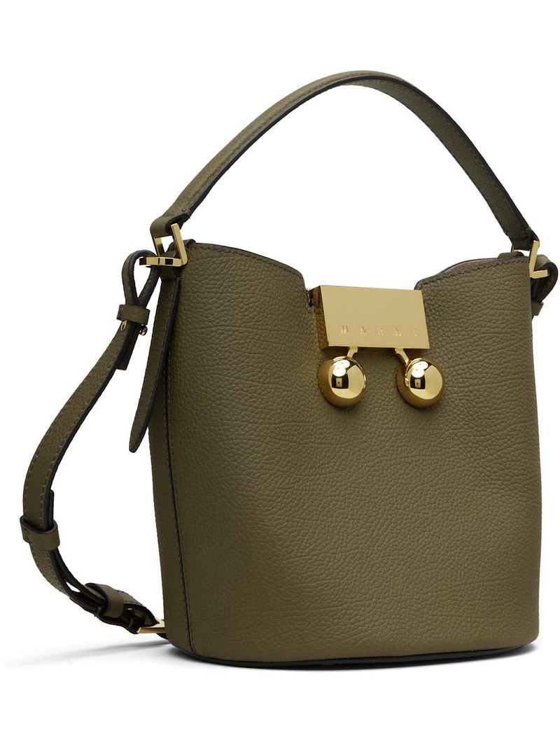Marni Khaki Trunkaroo Bucket Bag outlook